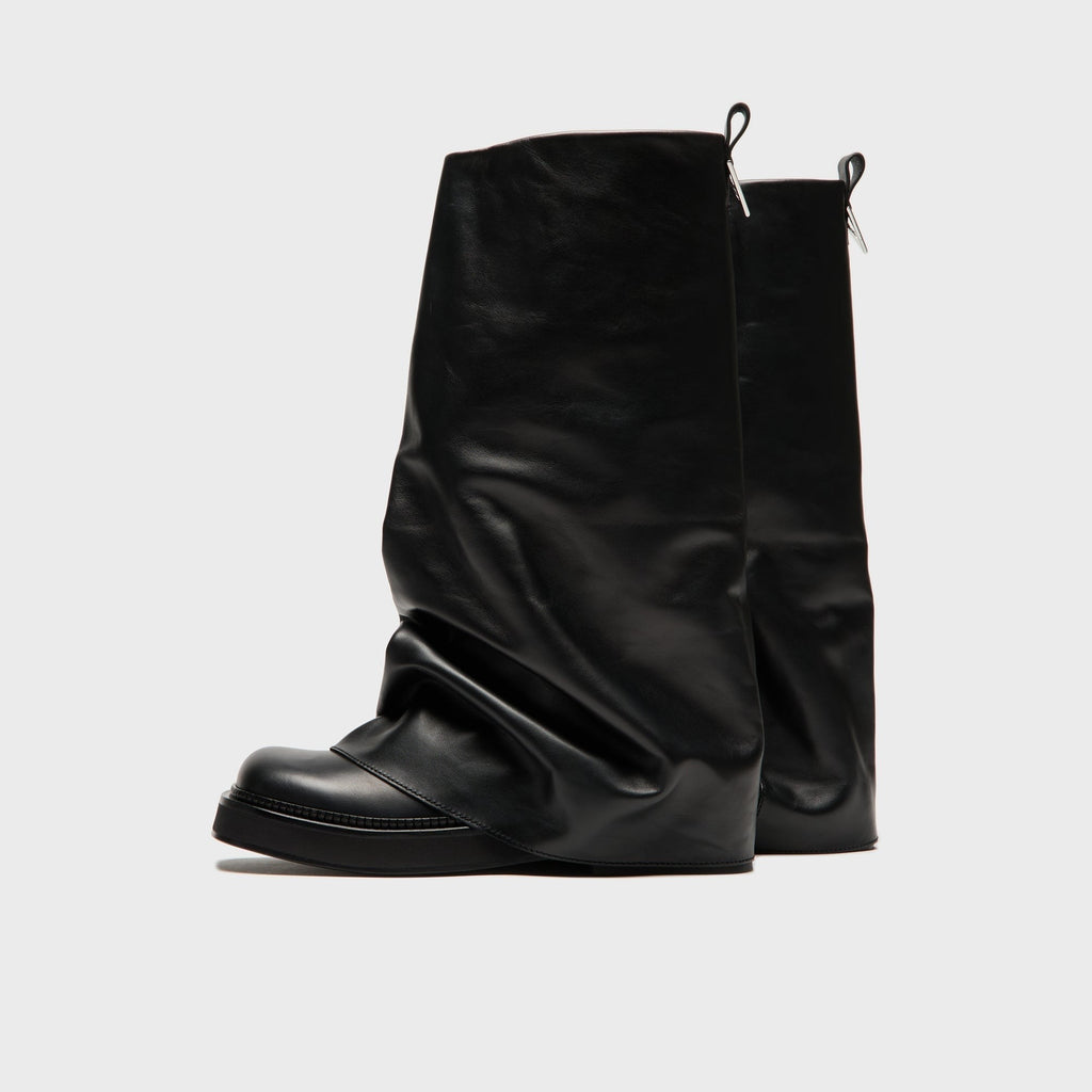 The Attico Robin Combat Boot - Black