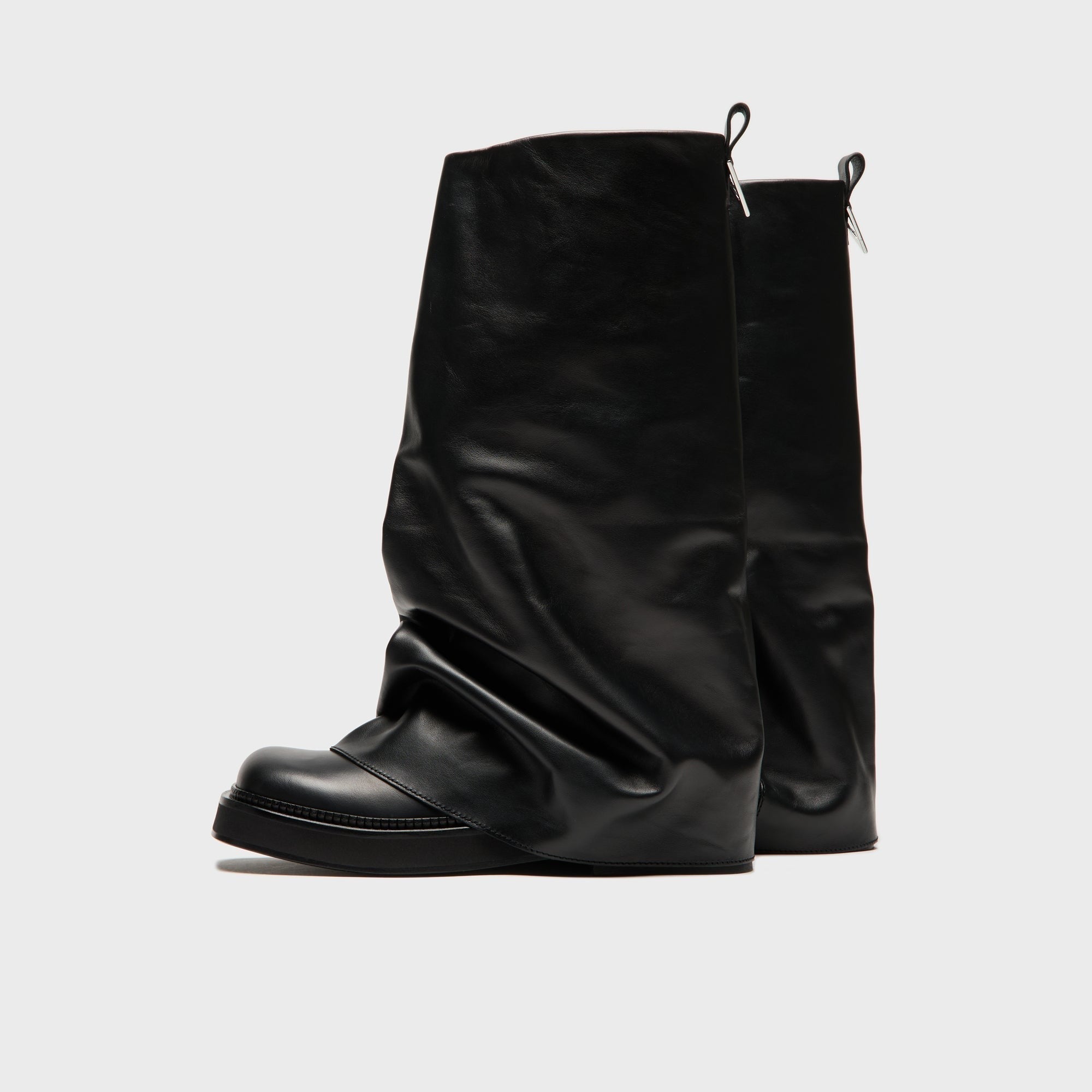 The Attico Robin Combat Boot - Black