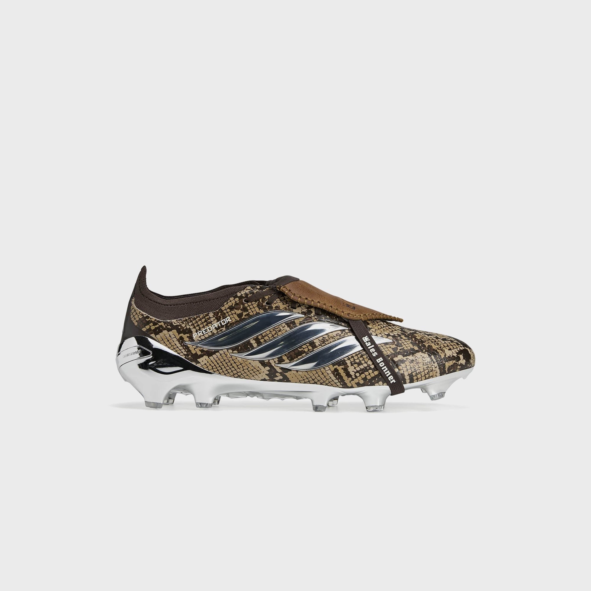 adidas x Wales Bonner Predator Elite FT FG - Linen Khaki / Silver Metallic / Wonder White