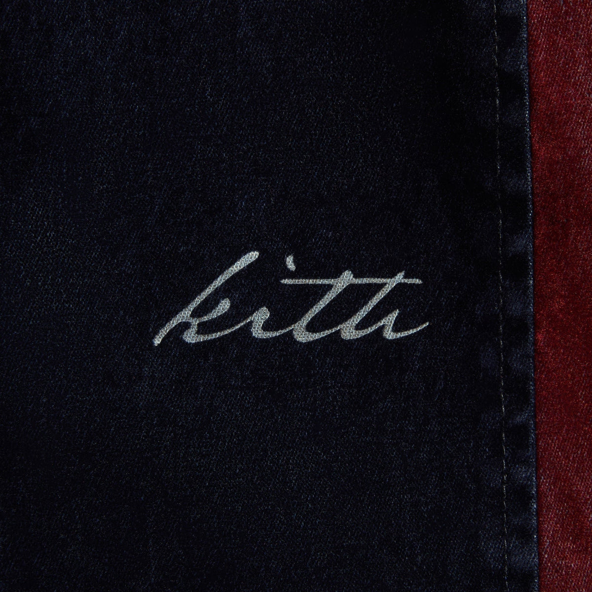 Kith Patchwork Flocked Denim Nyx Hooded Jacket - Essence