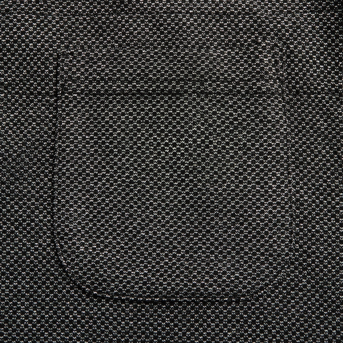 Engineered Garments Lurex Knit Jersey Polo Shirt - Black / Silver