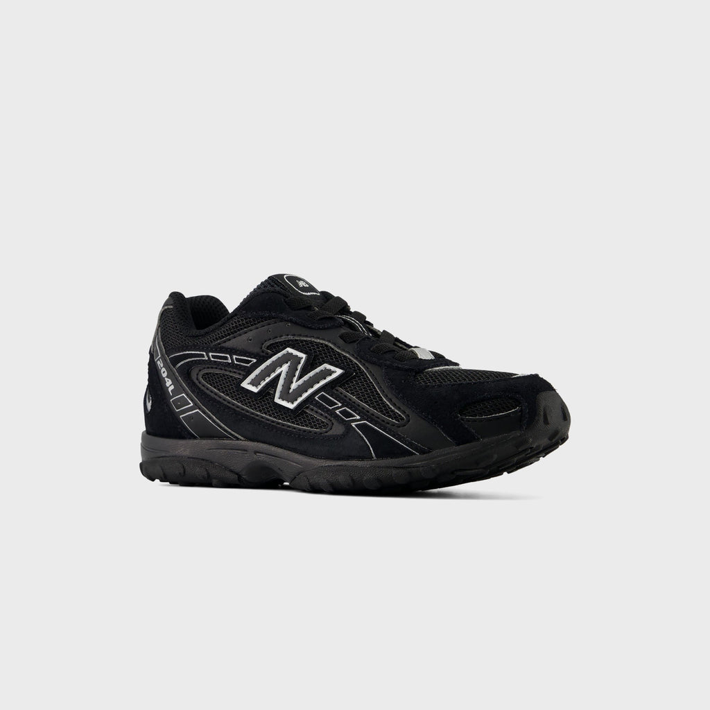 New Balance GS 204L Lace - Black