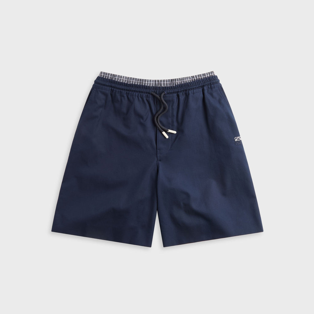 Loewe Anagram Drawstring Short - Dark Navy