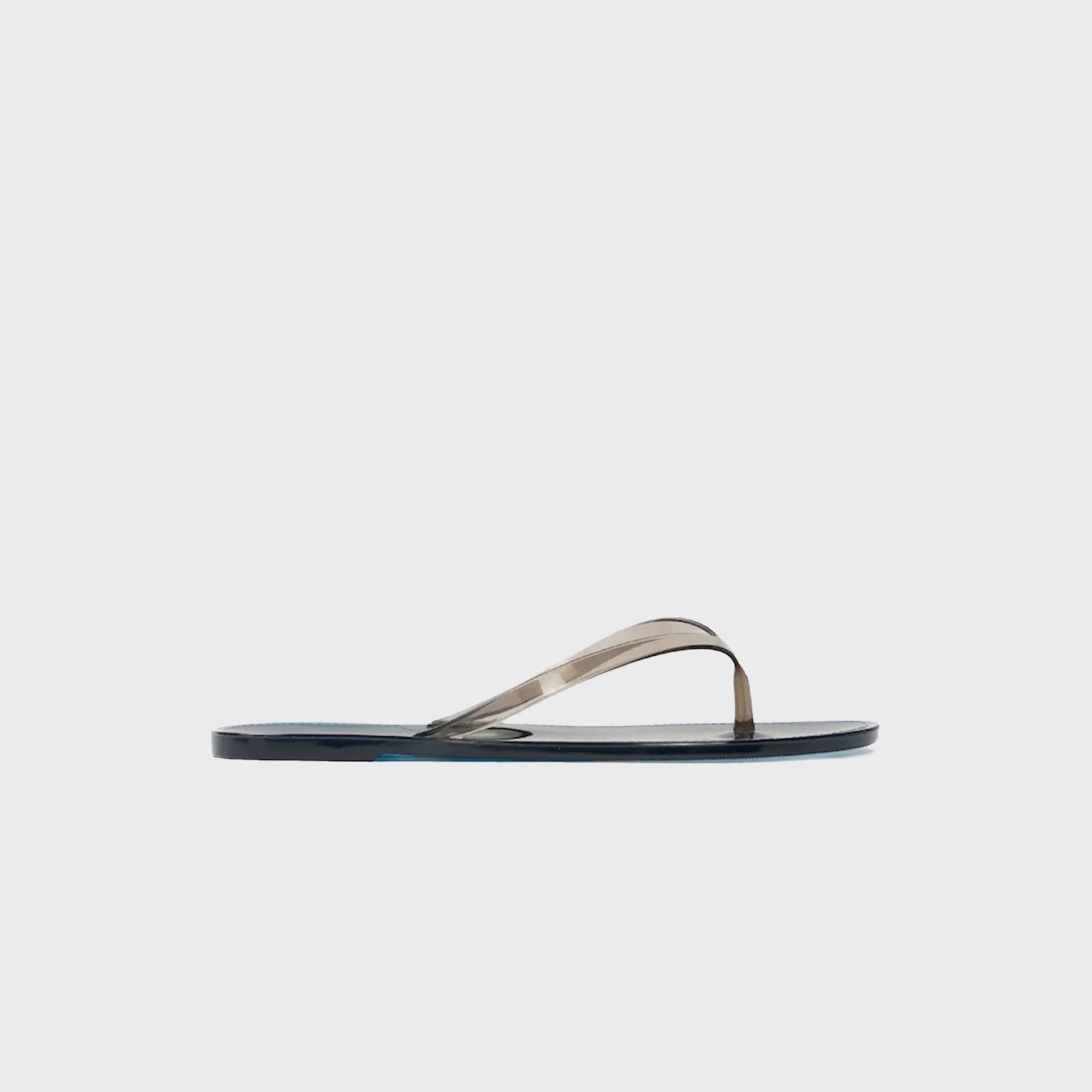Black Suede Studio Crystal Sandal - Navy / Black PVC