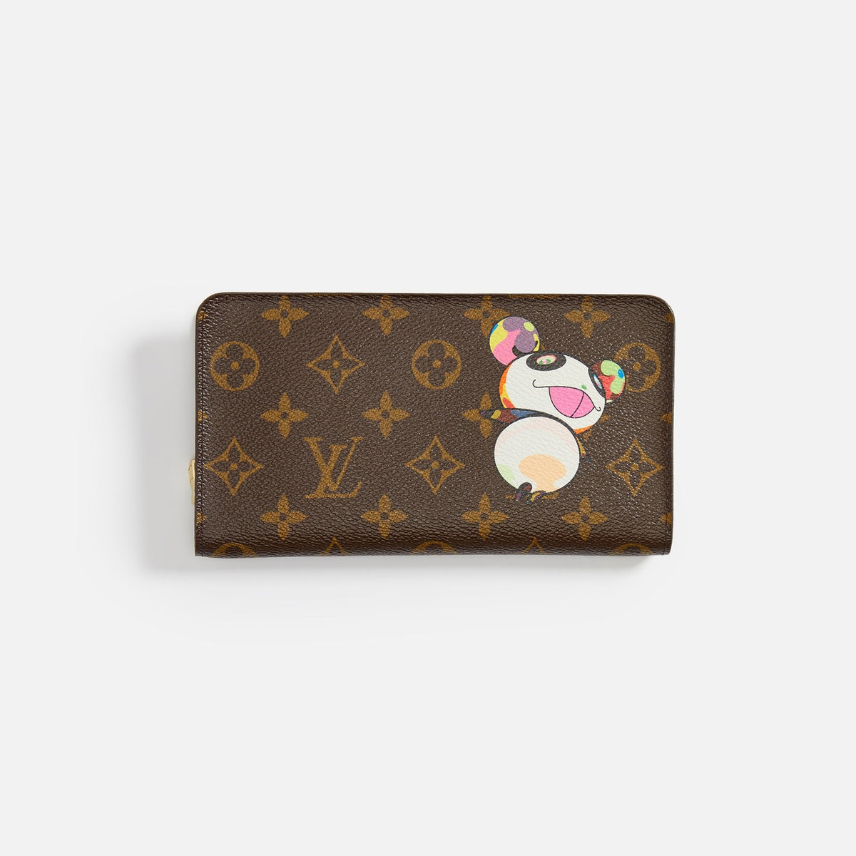 WGACA Louis Vuitton Murakami Panda Porte Monnaie Zippy - Brown