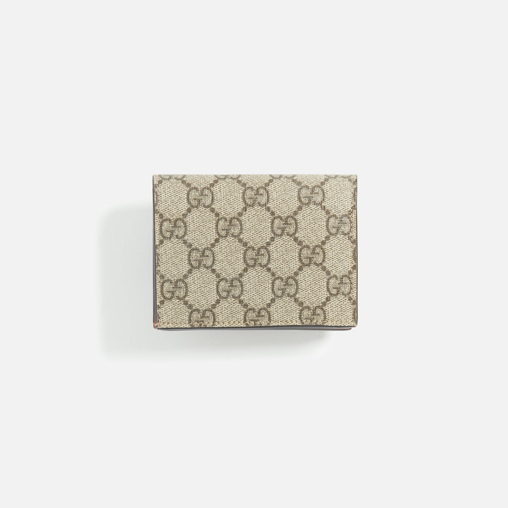 WGACA Gucci Cherry Card Case - Brown