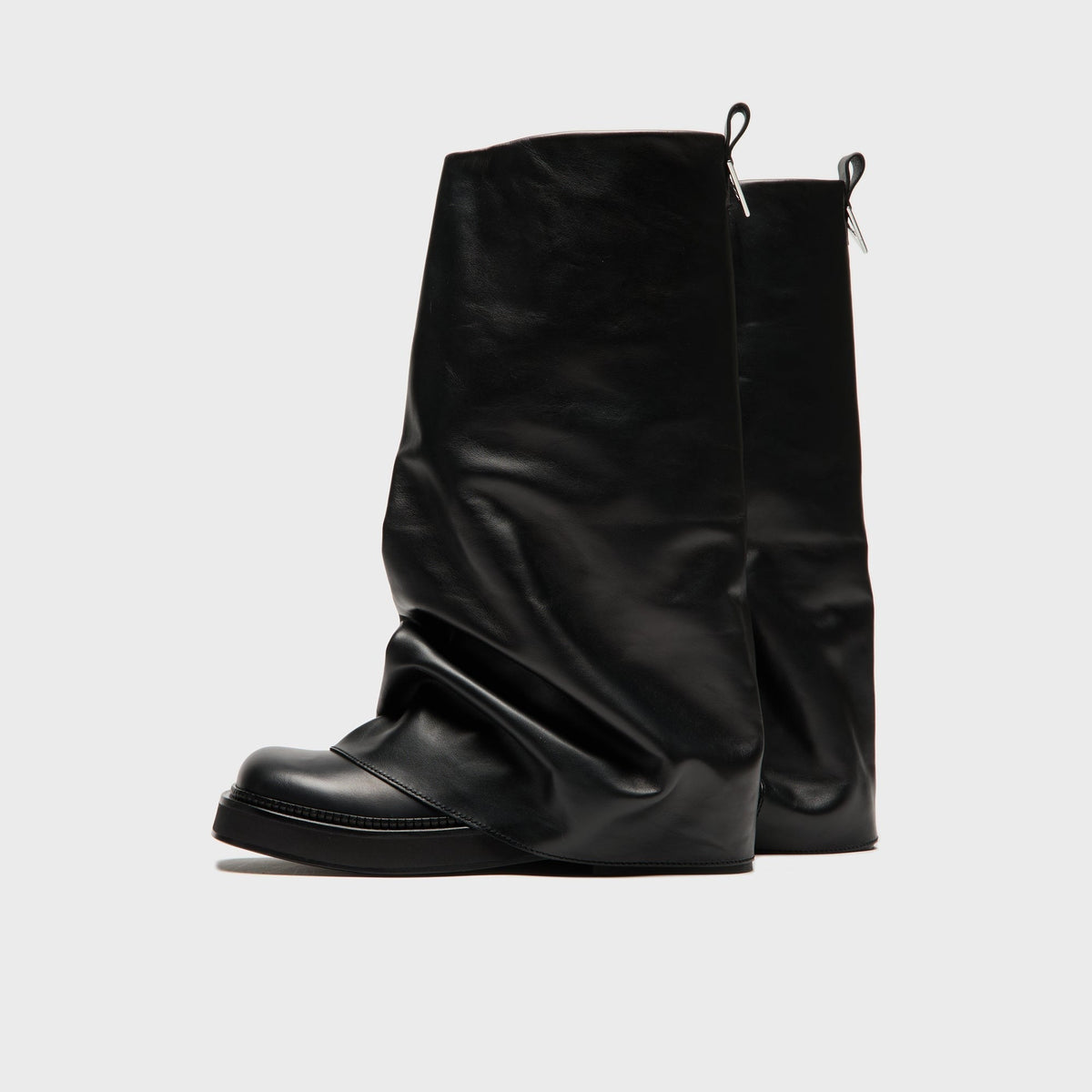 The Attico Robin Combat Boot - Black