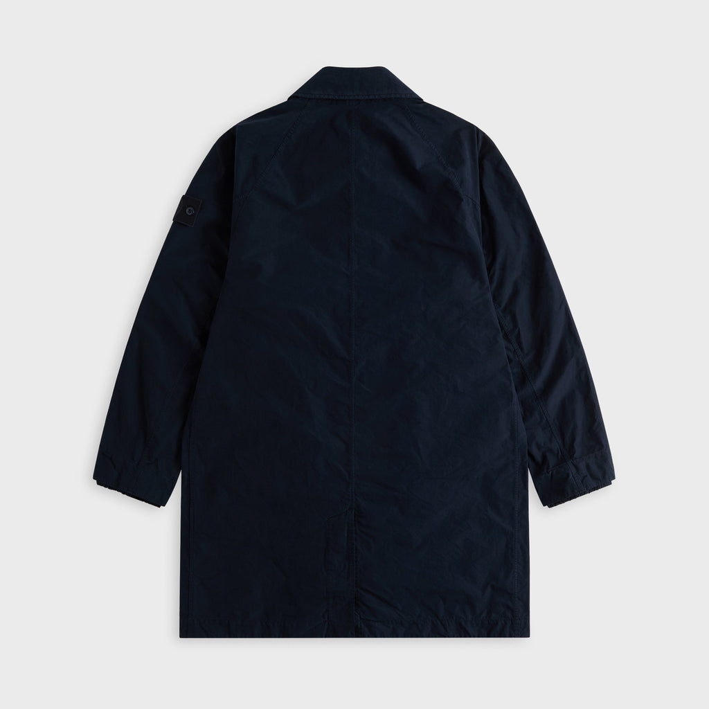 Stone Island Ghost David Light Trench Coat - Navy Blue