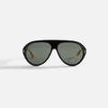 Gucci 61 Sunglass Man Recycled Acetate - Black / Grey