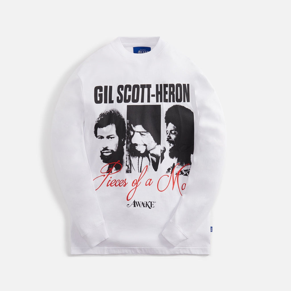 Awake NY X Gil Scott Heron Long Sleeve Tee - White
