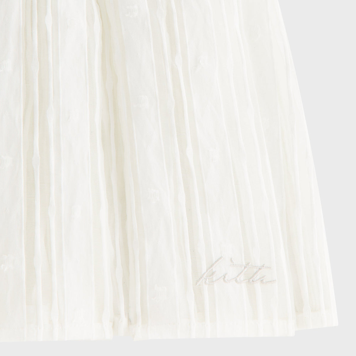 Kith Women Sashi Sheer Pleated Short - White