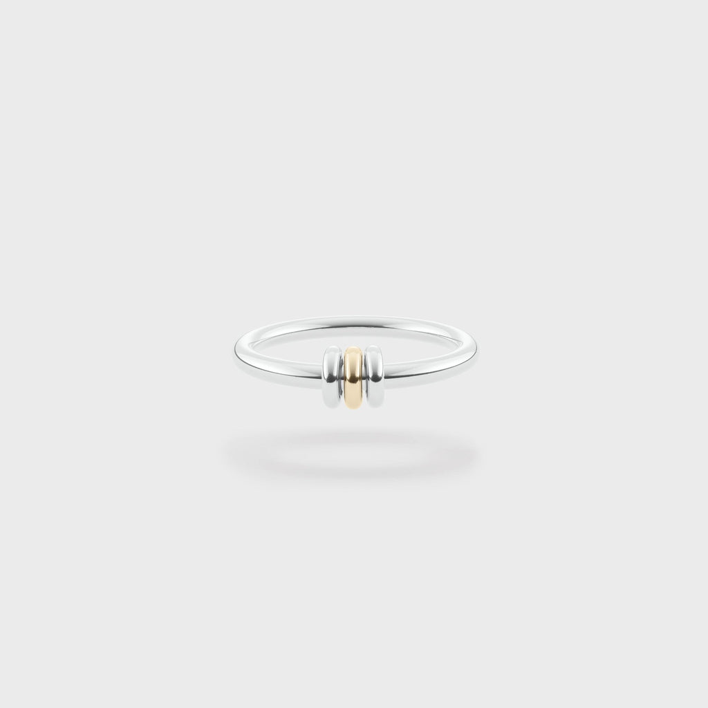 Spinelli Kilcollin Sirius SG Core Ring - Silver / Gold
