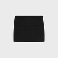 Frankies Bikinis x Jennie Chantal Cotton Jersey Skort - Black
