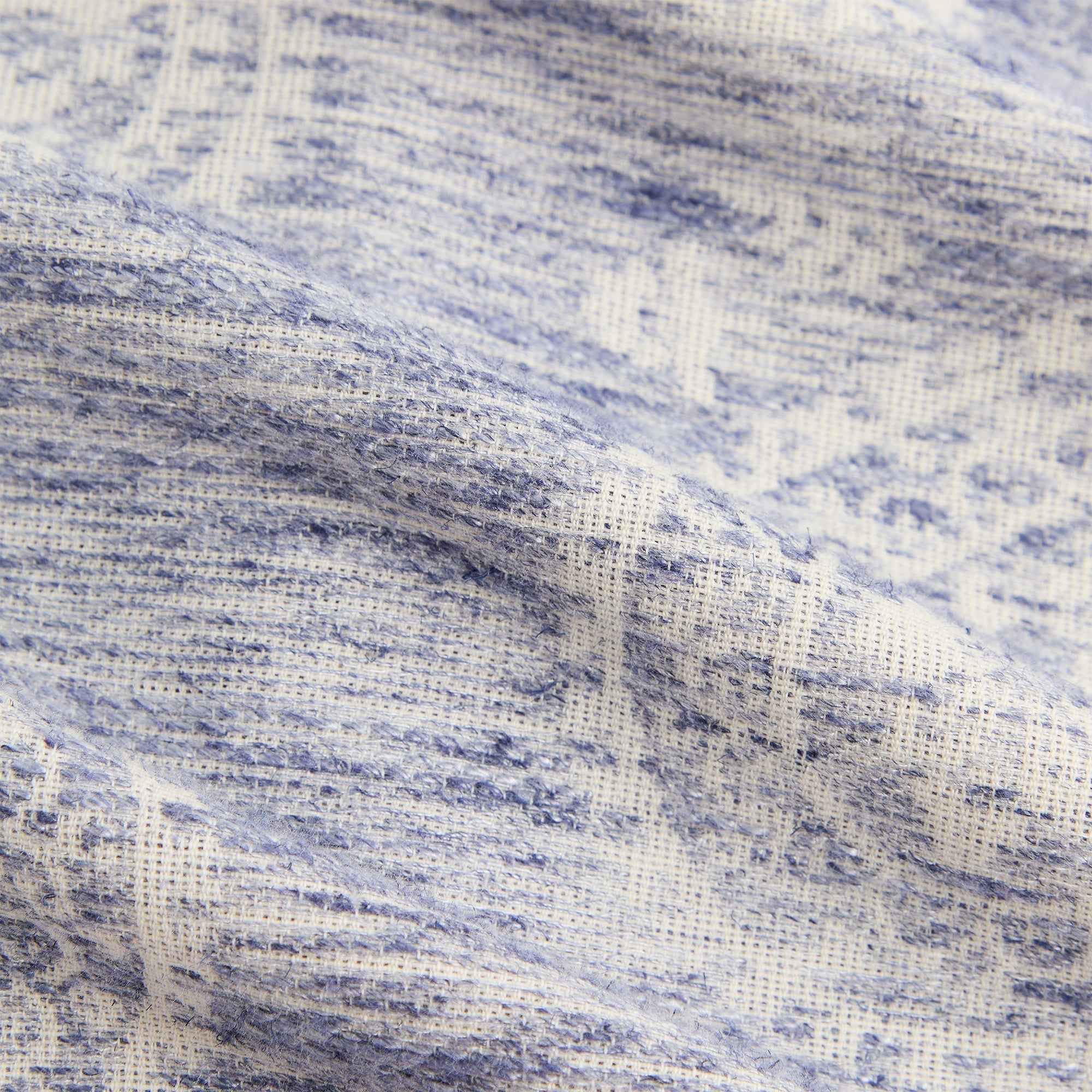 Kith Heathered Paisley Torin Shirt - Light Indigo