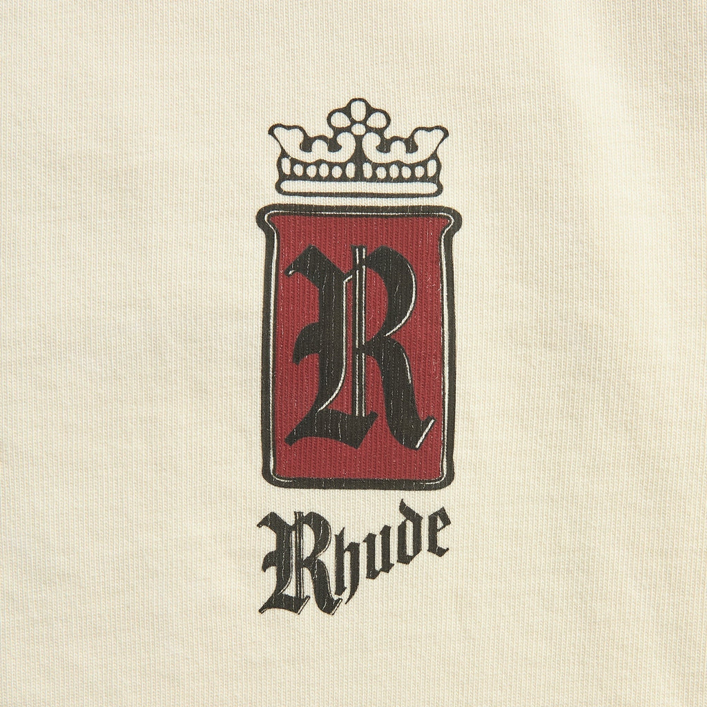 Rhude Fumar 91 Tee - Vintage White / Black / Red
