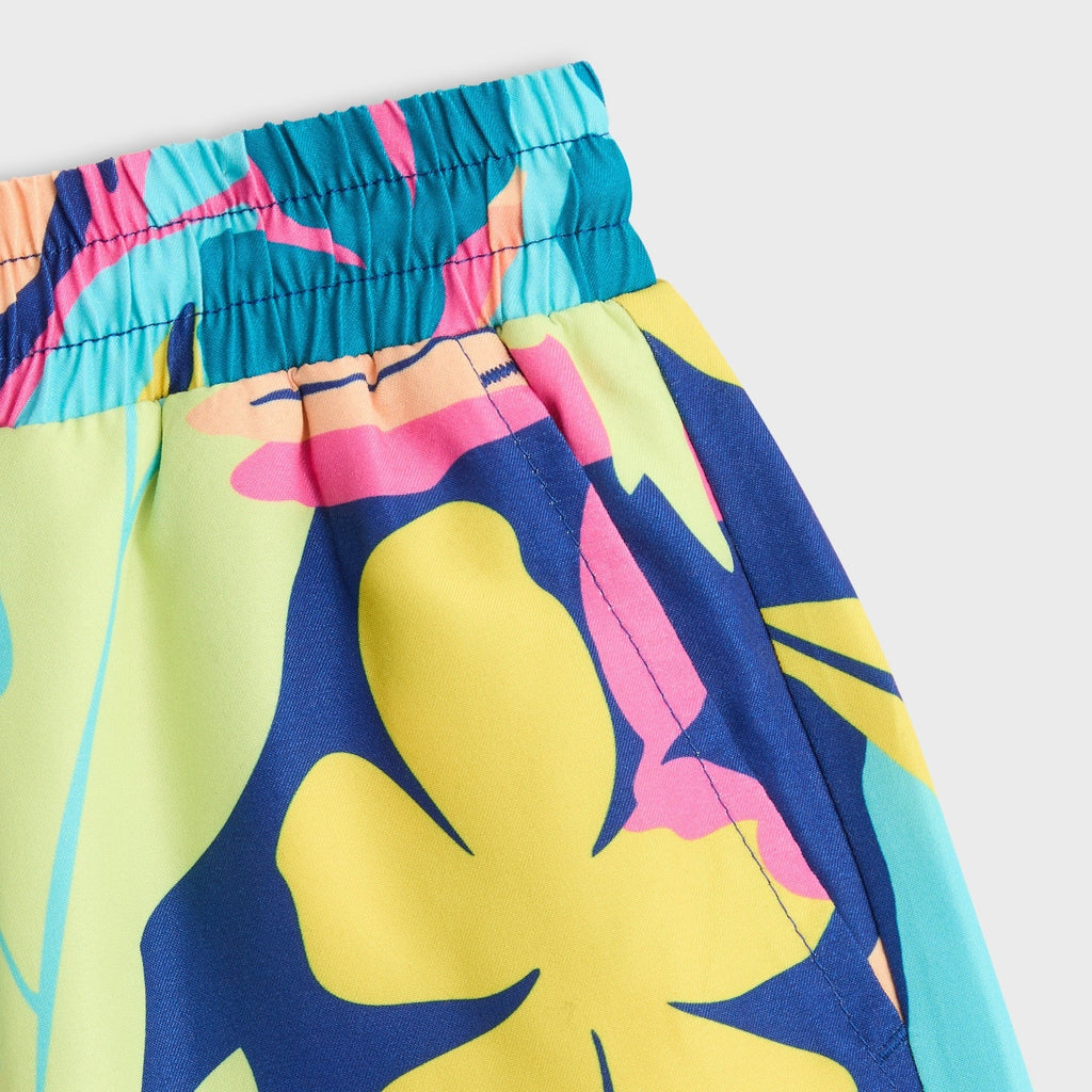 Kith Kids Abstract Tropical Kai Swim Trunk - Multi