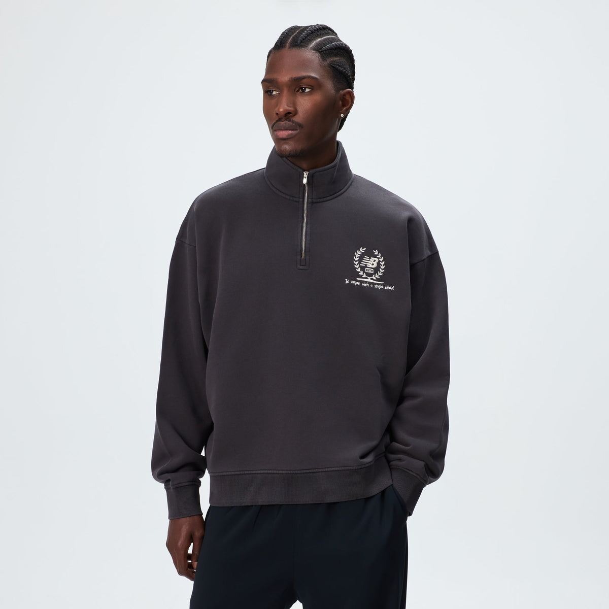 Kith & New Balance Nelson Quarter Zip - Nightfall