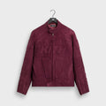 Kith Suede Wayne Moto Jacket - Magma