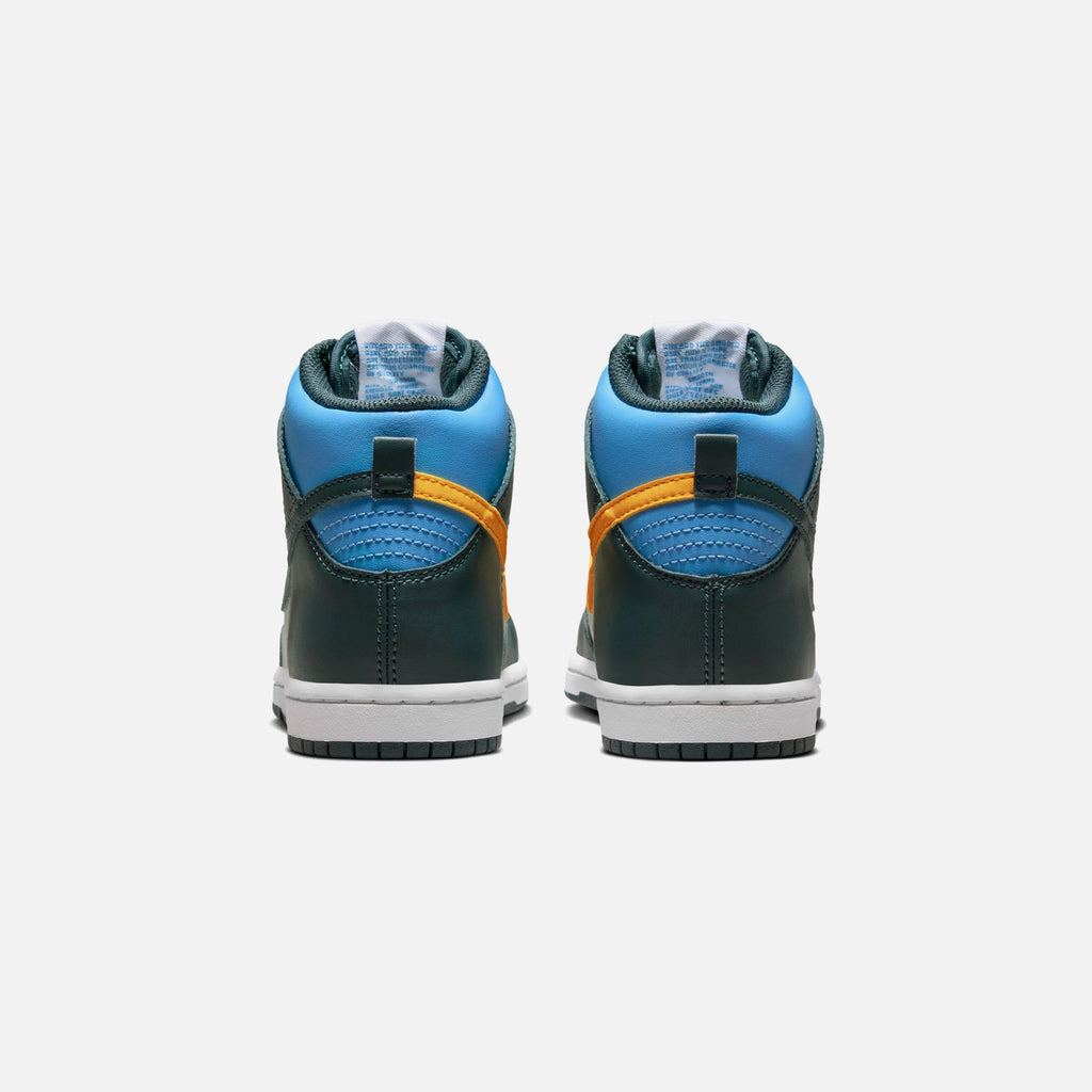 Nike GS Dunk High - Deep Jungle / University Gold / Light Silver