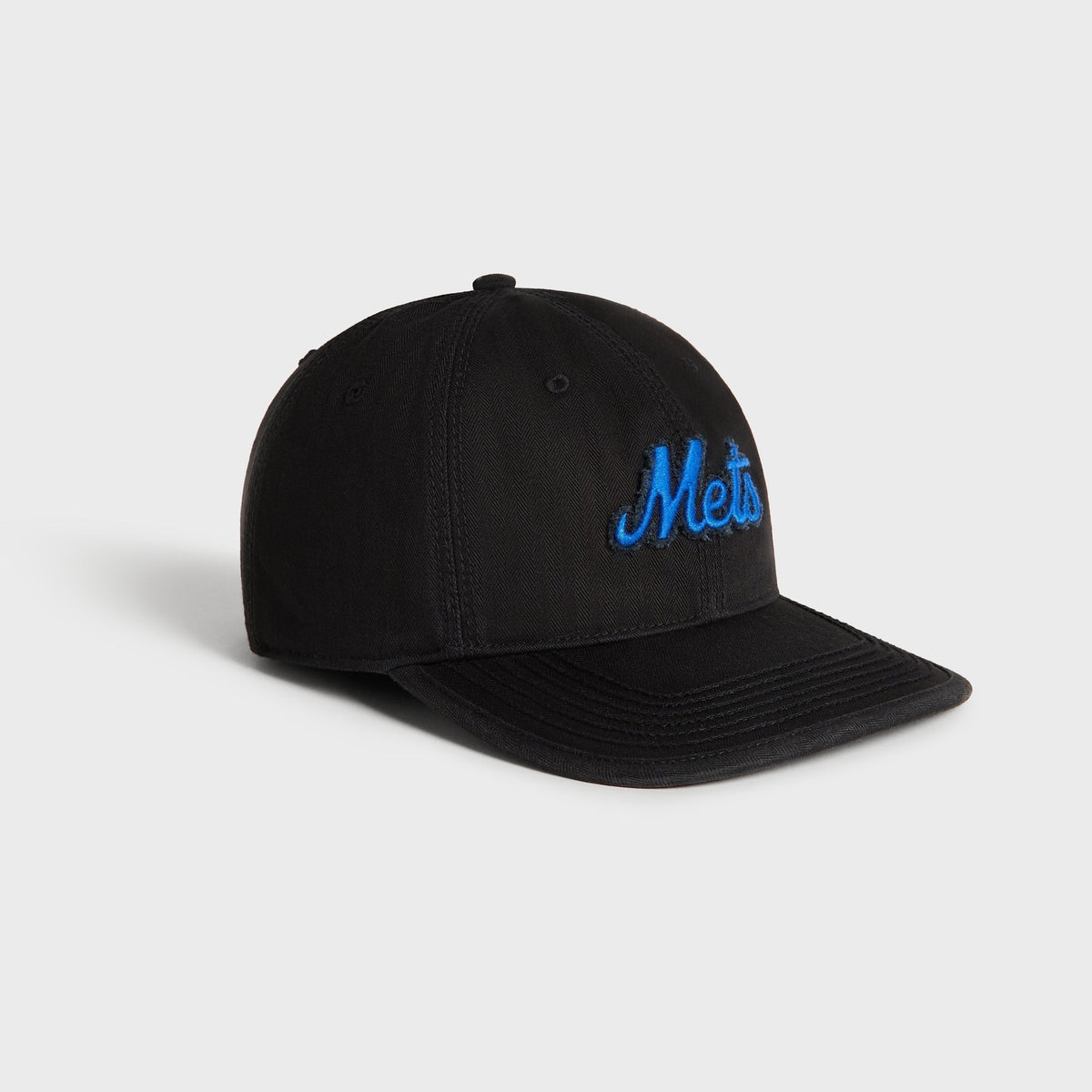 Kith & '47 for the New York Mets Herringbone Brand Franchise LS Cap - Black