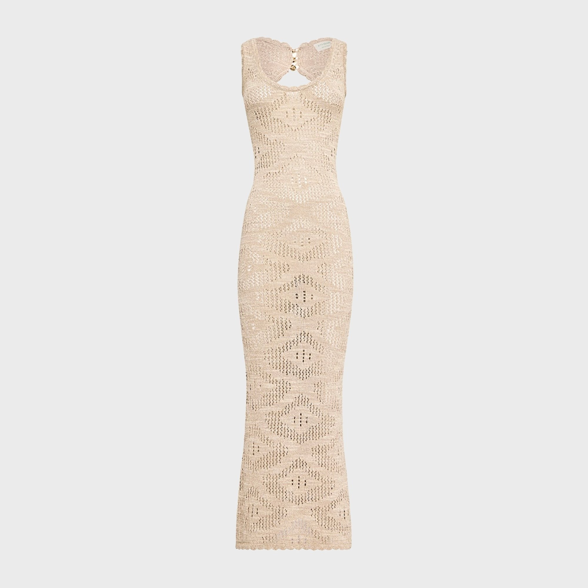Asta Resort Eve Dress - Sand Shimmer