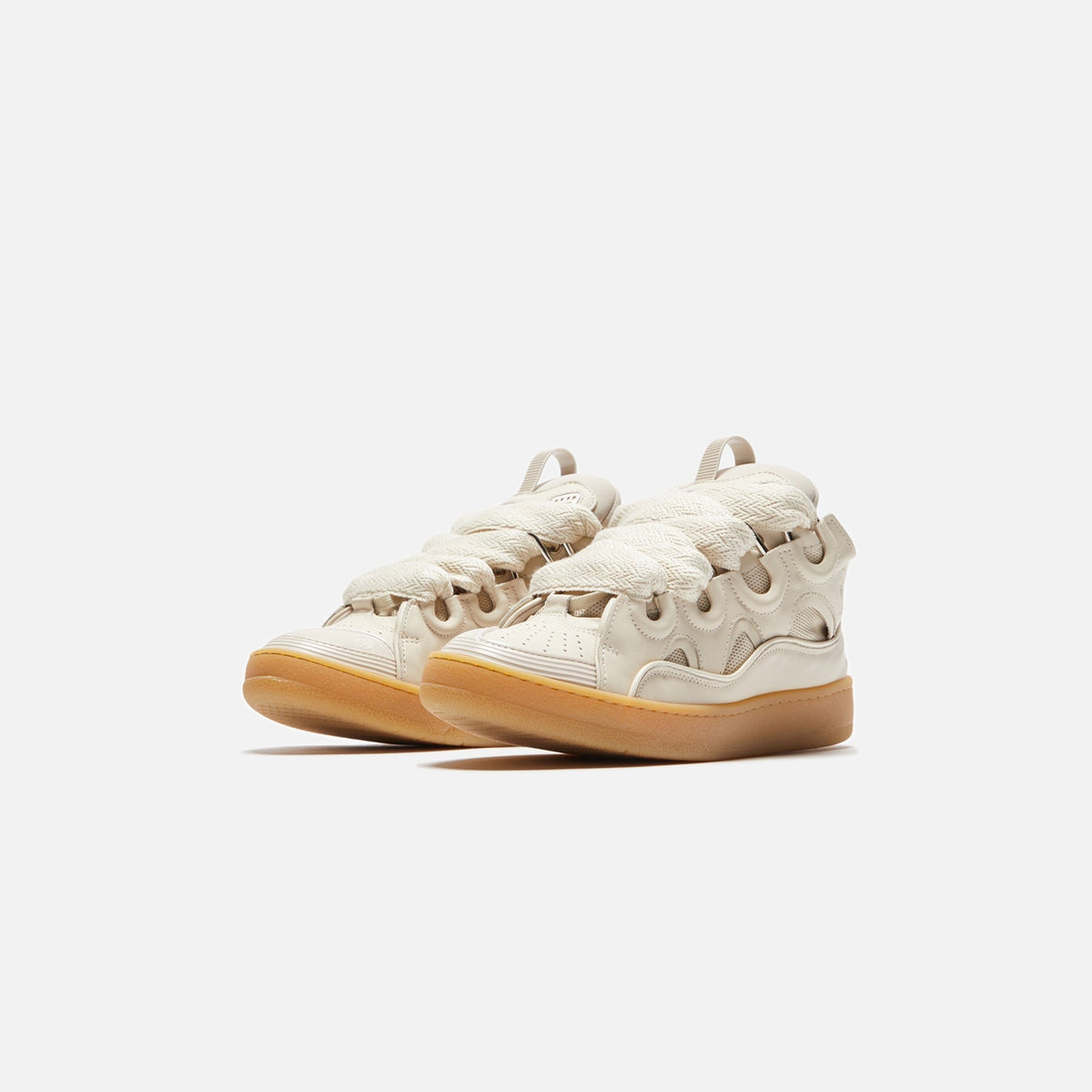 Lanvin Curb Sneakers - Chalk