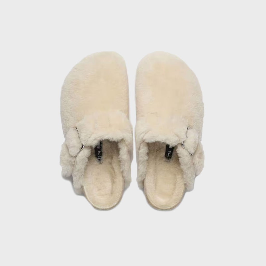 Birkenstock 1774 Boston Shearling - Cream