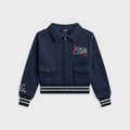 Kith Kids Wyona Fleece Bomber Jacket - Nocturnal