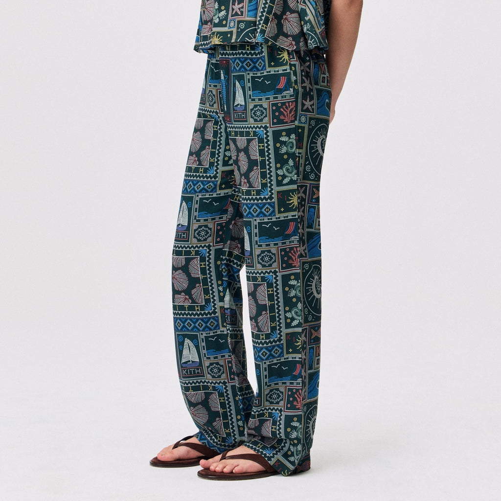 Kith Kids Beach Tile Wide Leg Pant - Stadium