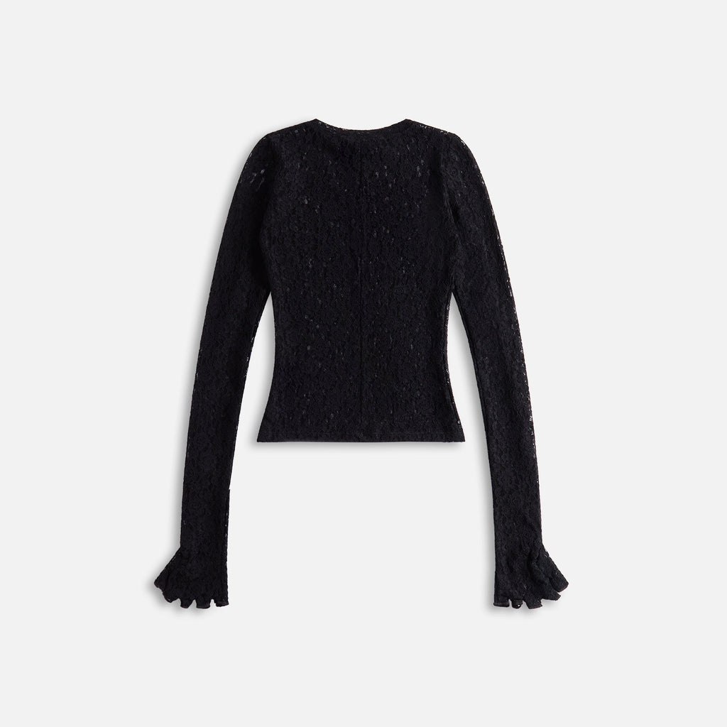 EB Denim Lombardi Lace Top - Black Lace