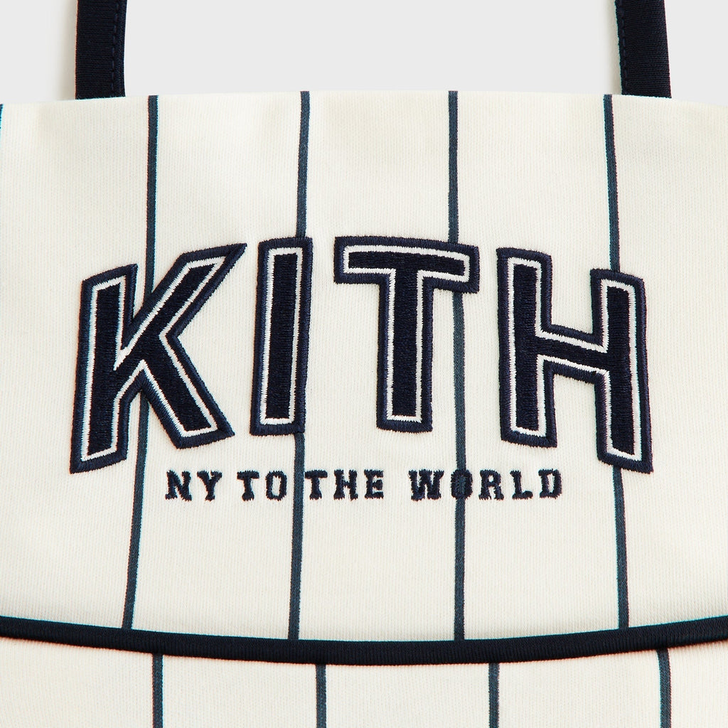 Kith Baby Pinstripe Baseball Dress Bloomer Set - Silk