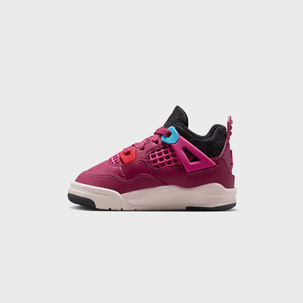 Jordan TD Jordan 4 Retro - Sweet Beet / Off Noir / Chalk / Desert Pink
