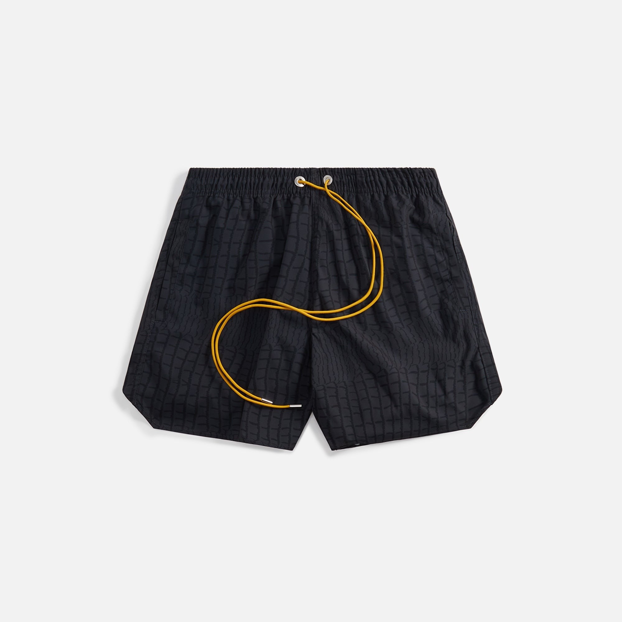 Rhude Crocodile Swim Trunk - Black
