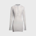 GUIZIO Lilou Mini Dress - Silver