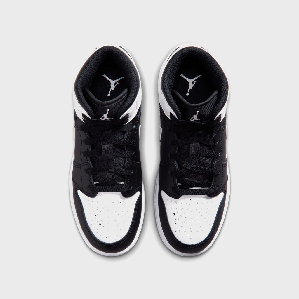 Jordan GS Air Jordan 1 Mid - Black / White