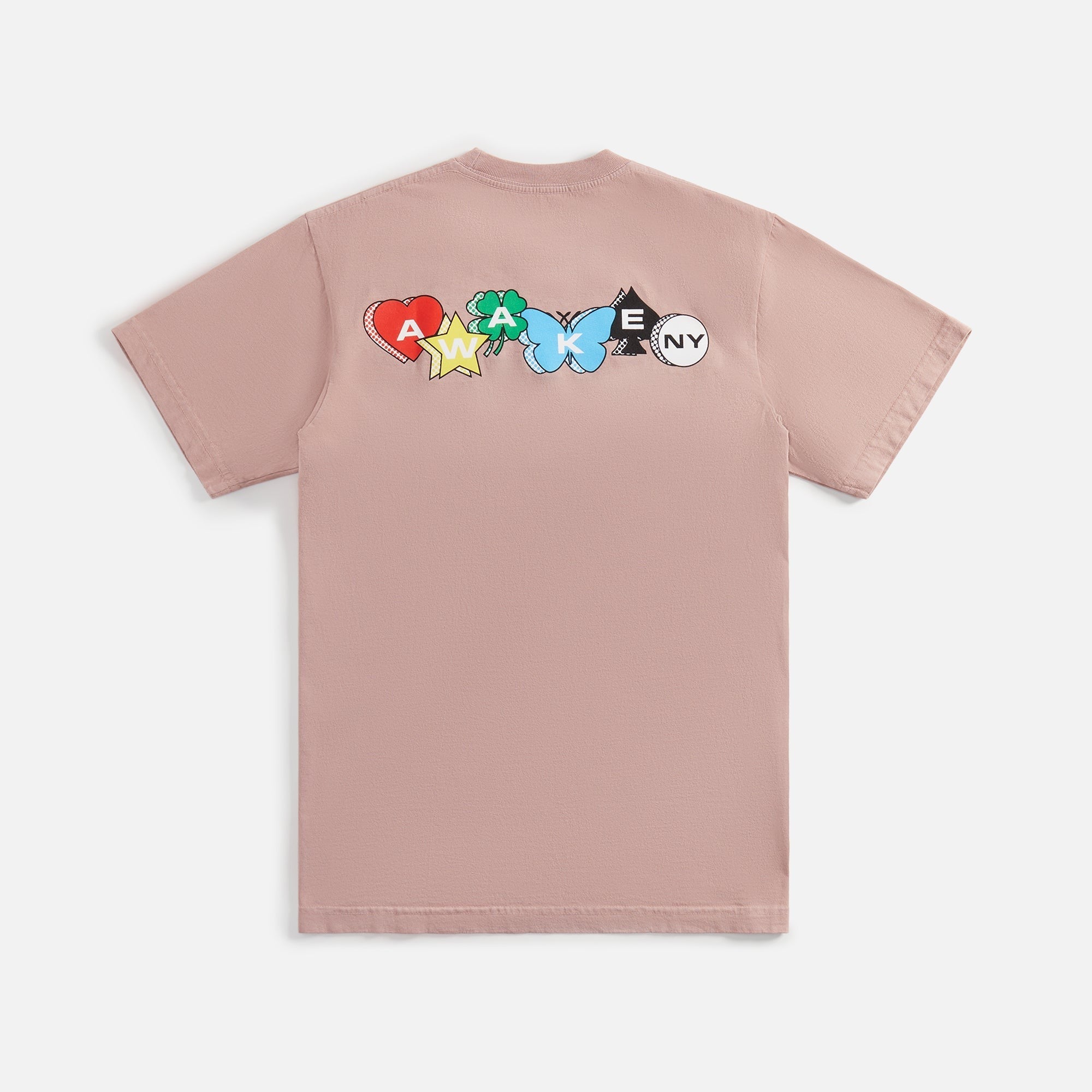 Awake NY Printed Charm Logo Tee - Brown