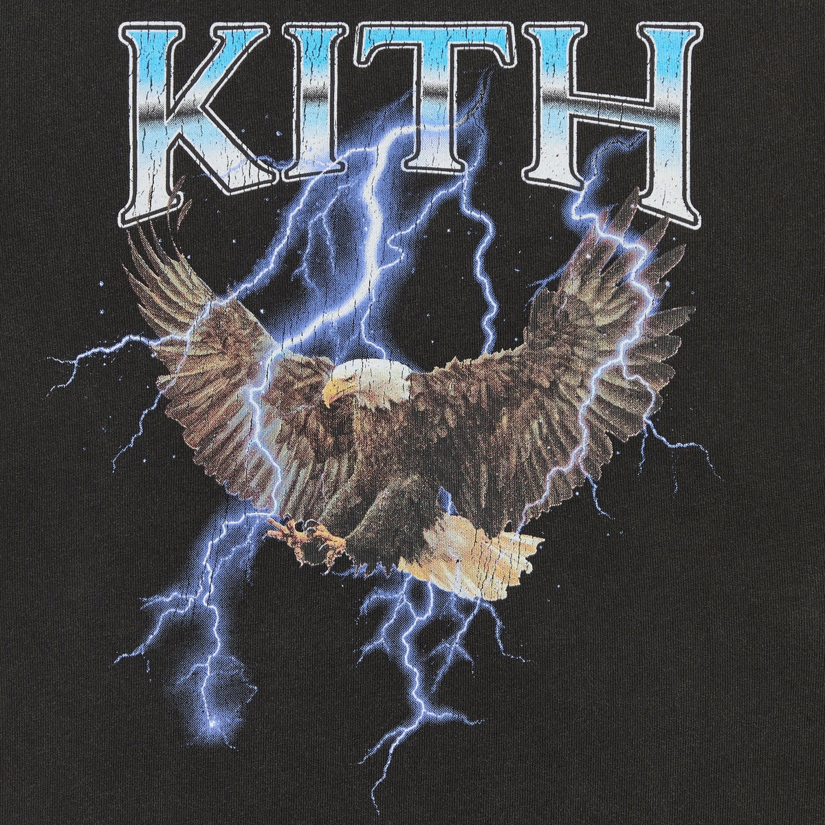 Kith Kids Vintage Eagle Tee - Black