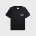 Rhude Safari Crest Tee - Vintage Black / Blue / Red