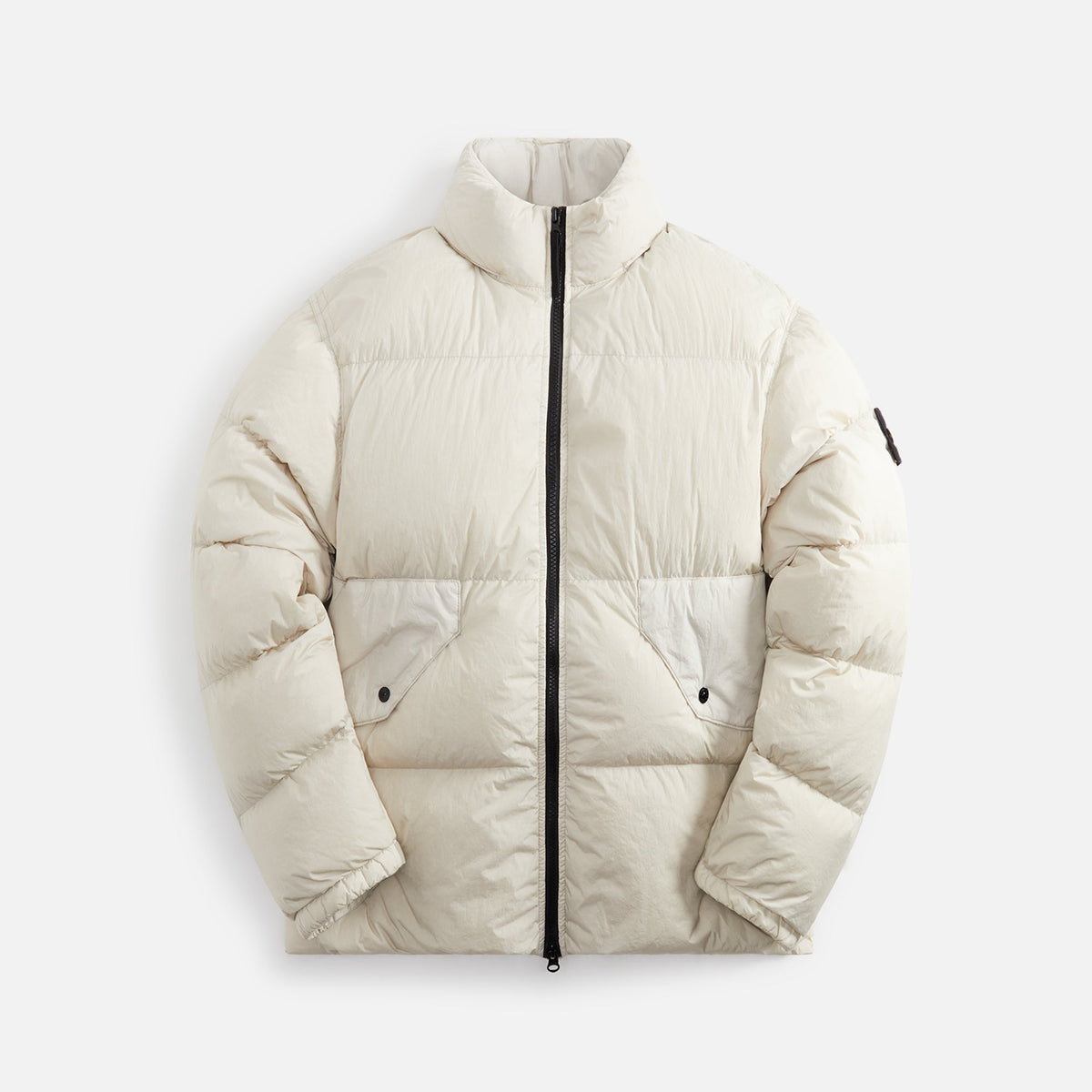 Stone Island Crinkled Down Jacket - Plaster