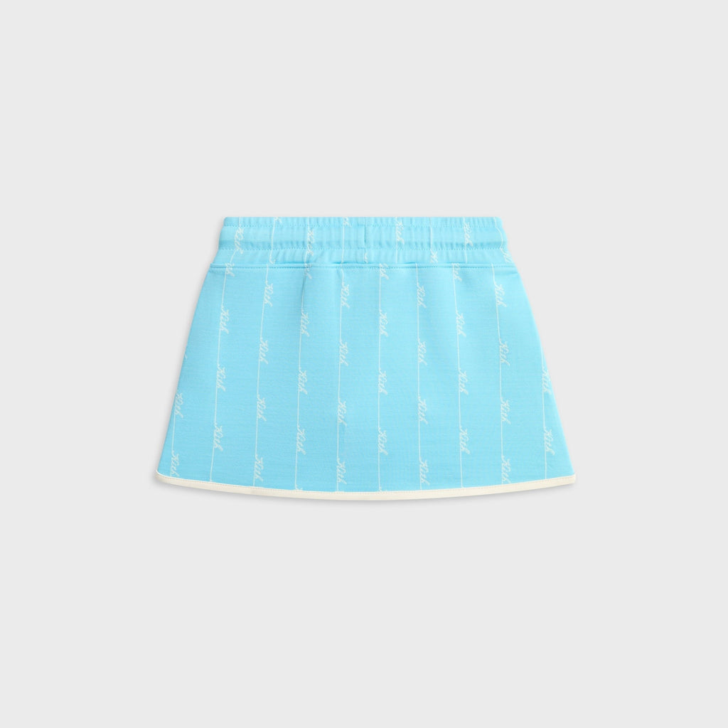 Kith Kids Script Knit Ayva Dolphin Skort - Aragonite