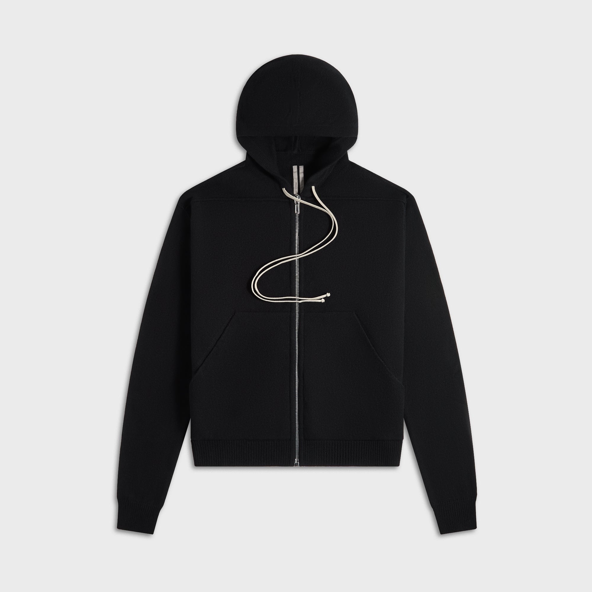 Rick Owens Zipped Hoodie - Black