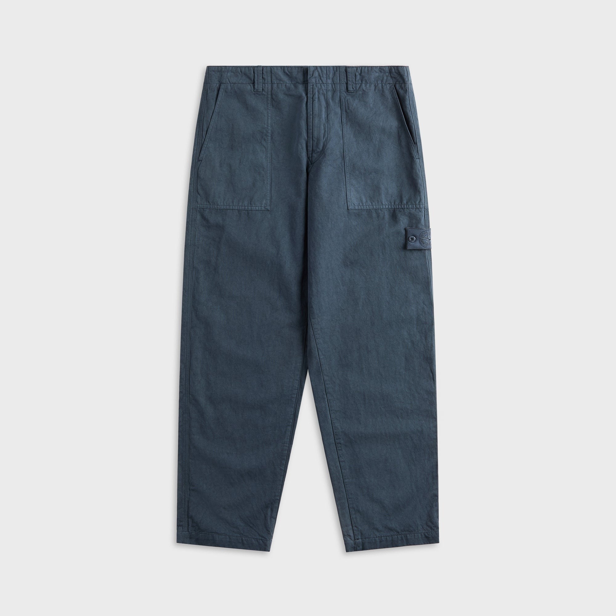 Stone Island Ghost Canvas Trouser - Slate Blue