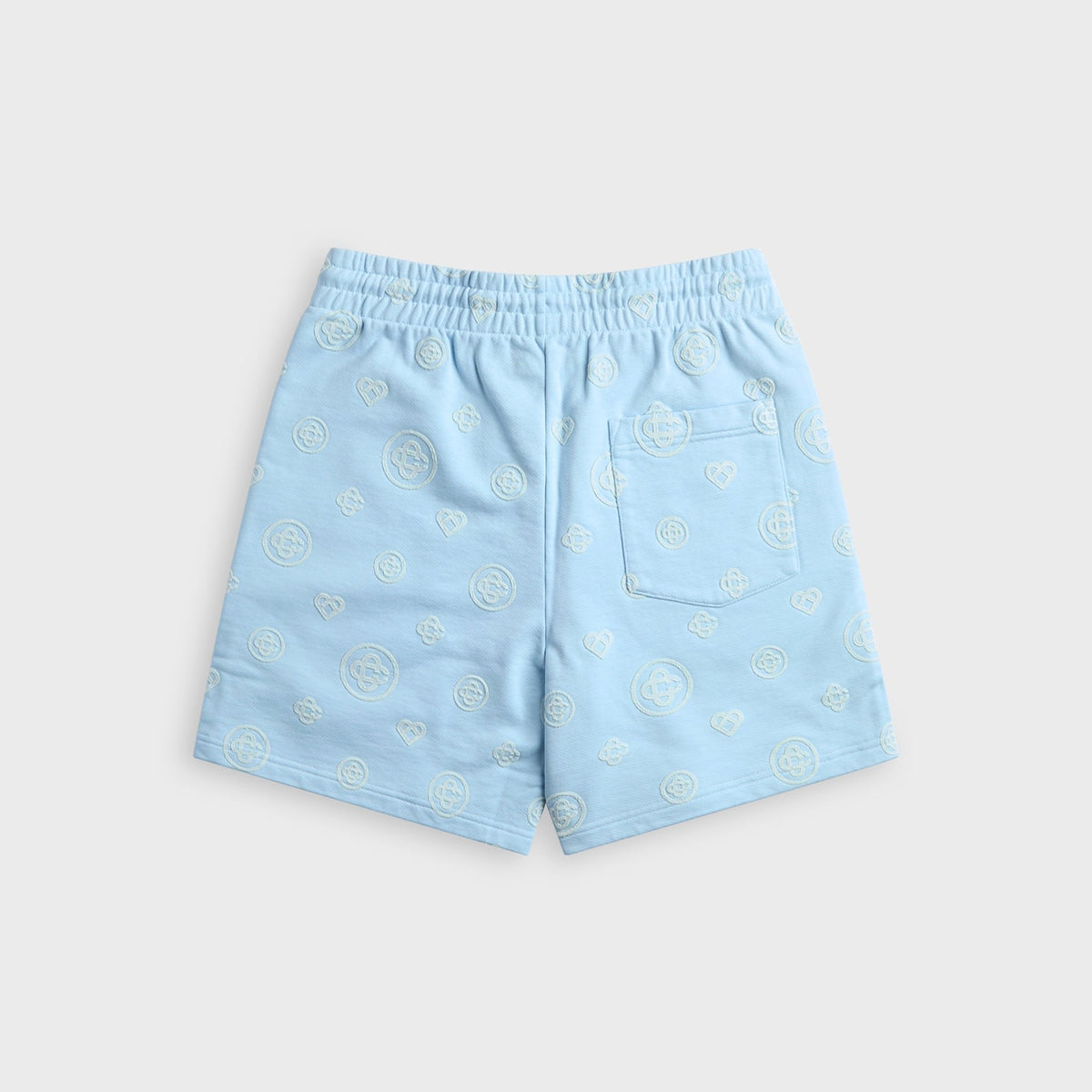 Casablanca Applique Monogram Sweatshort - Blue