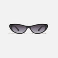 Quay for Guizio 37MM Slate Cat Eye - Black / Smoke
