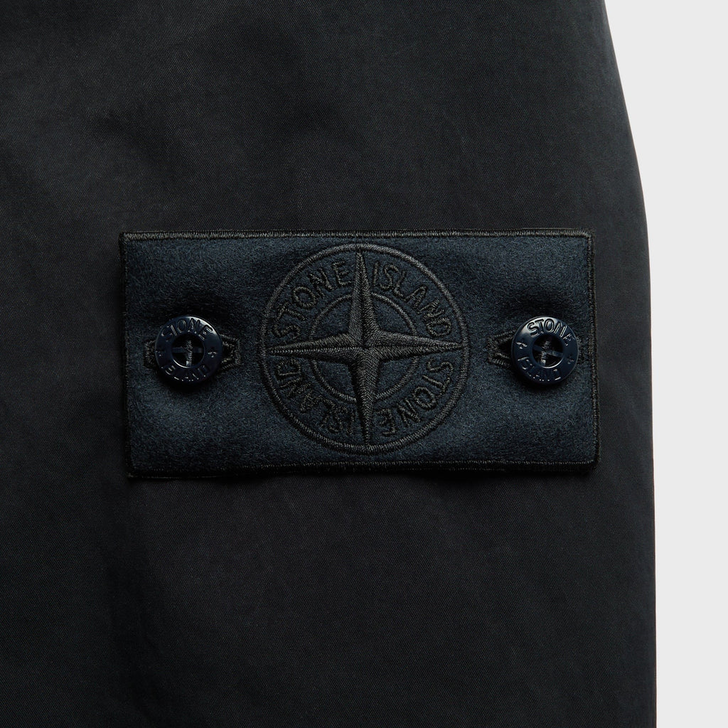 Stone Island Ghost Hooded Short Parka - Navy Blue