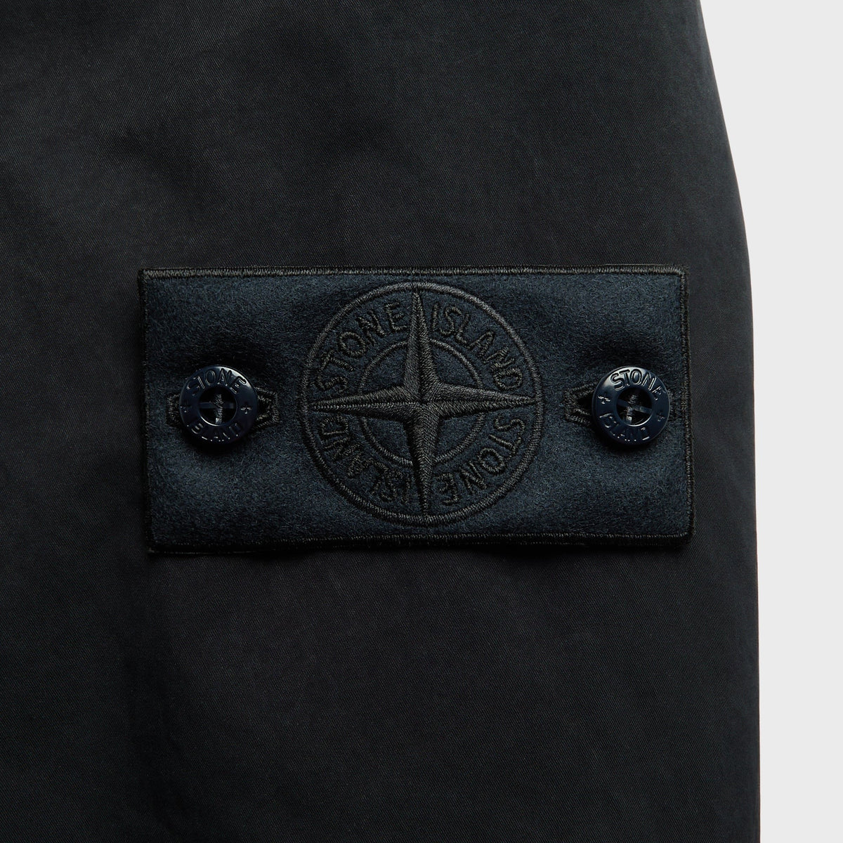 Stone Island Ghost Hooded Short Parka - Navy Blue