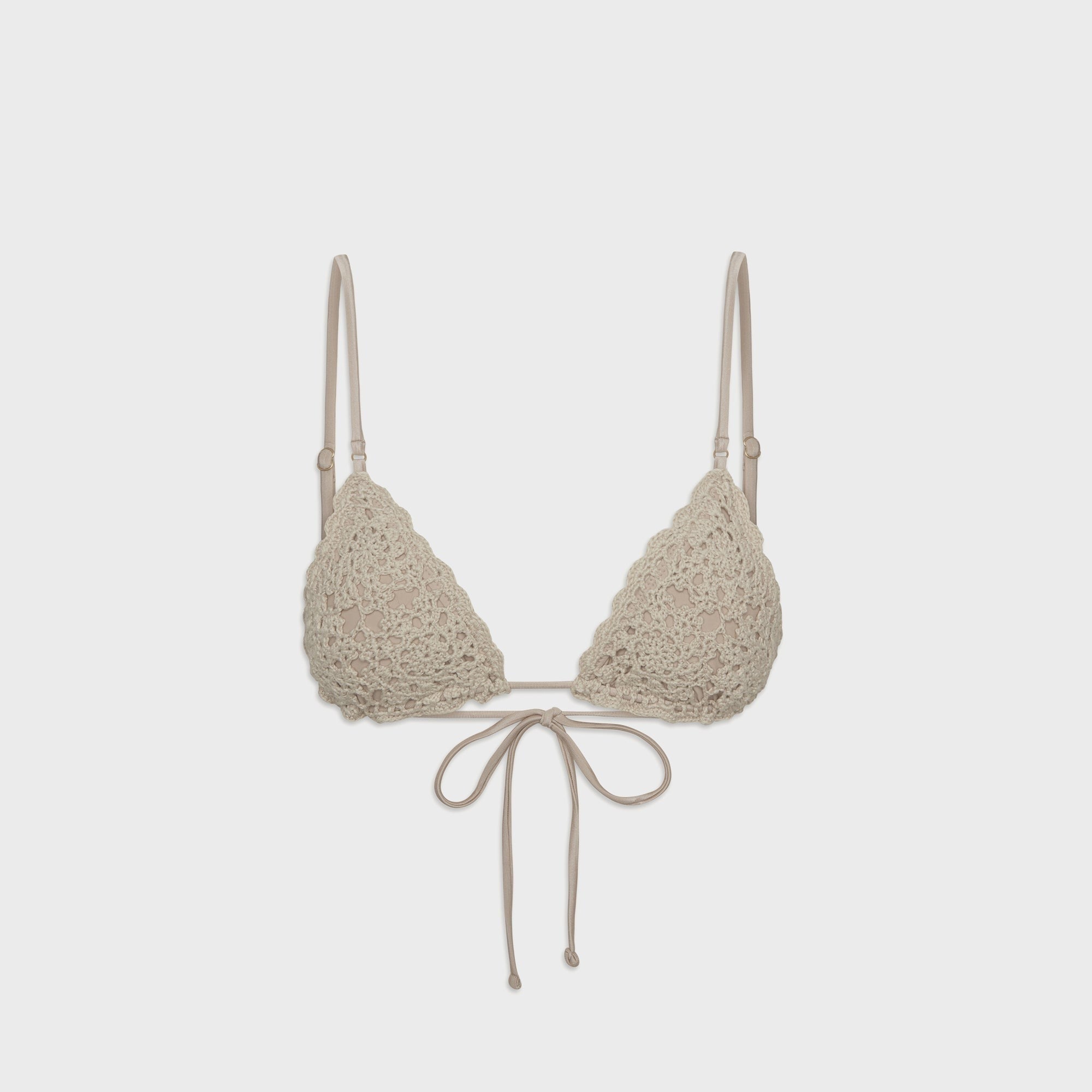 Frankies Bikinis Elena Crochet Top - Birthday Suit