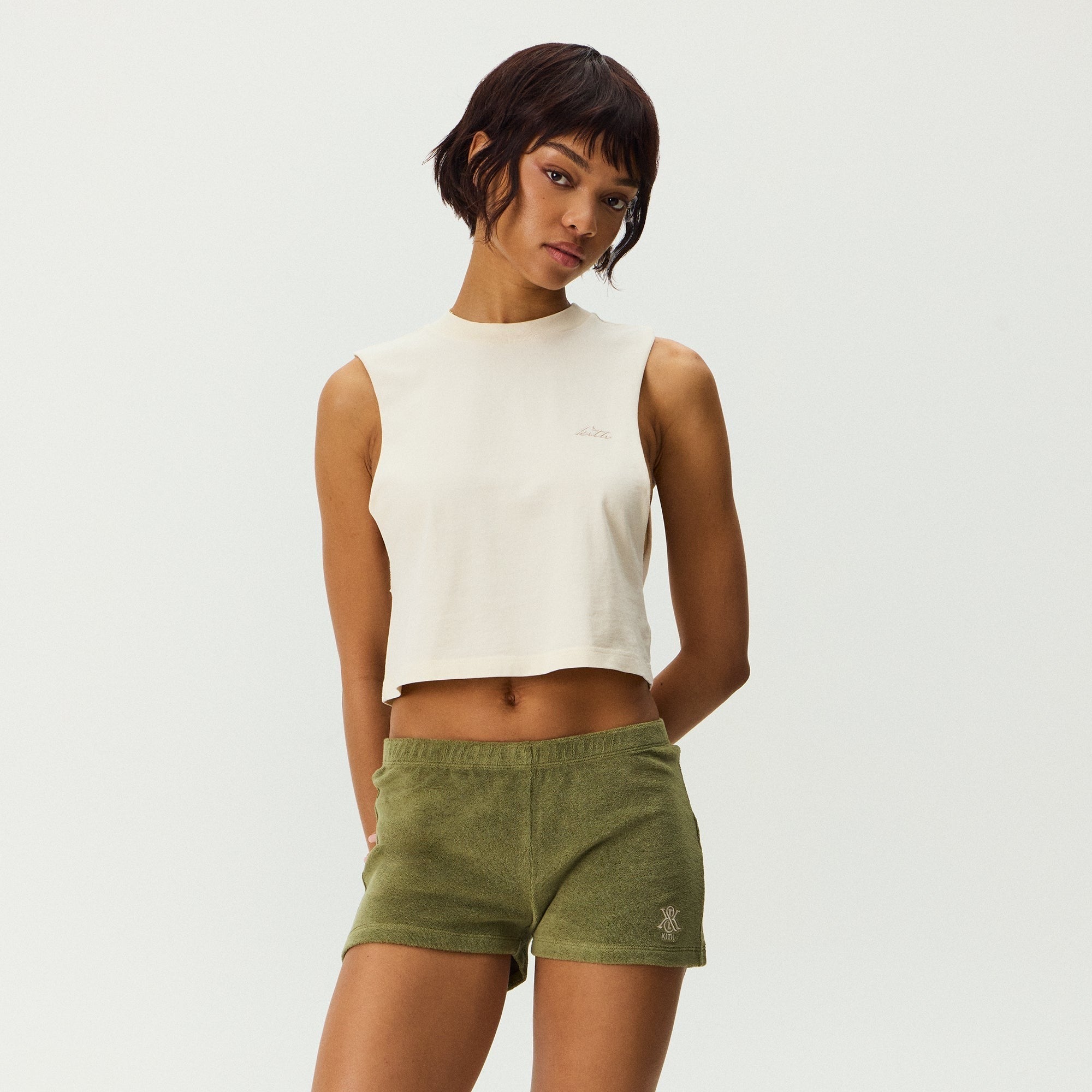 Kith Women Sarah Vintage Muscle Tank - Sandrift