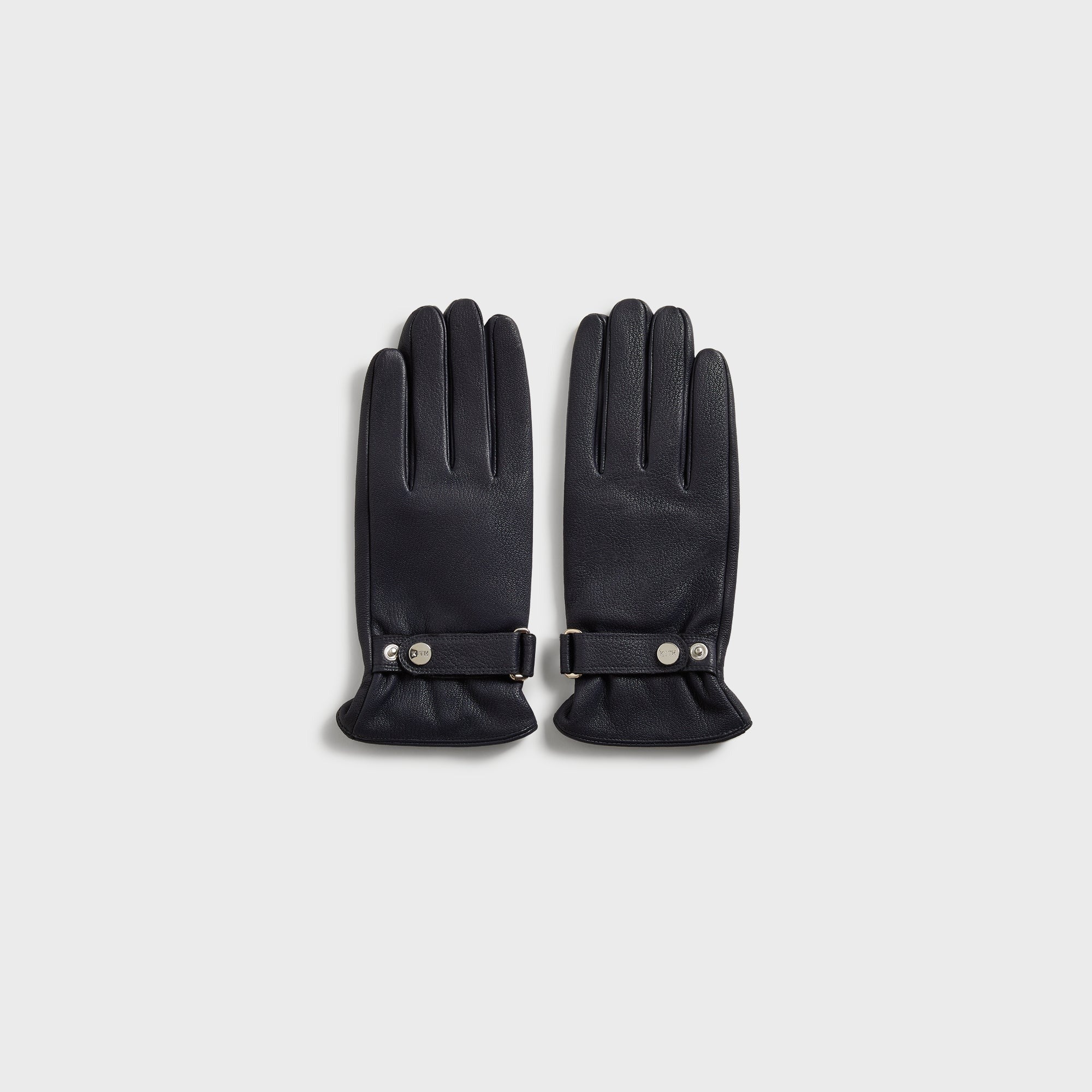 Kith Tumbled Leather Manhattan Gloves - Ink
