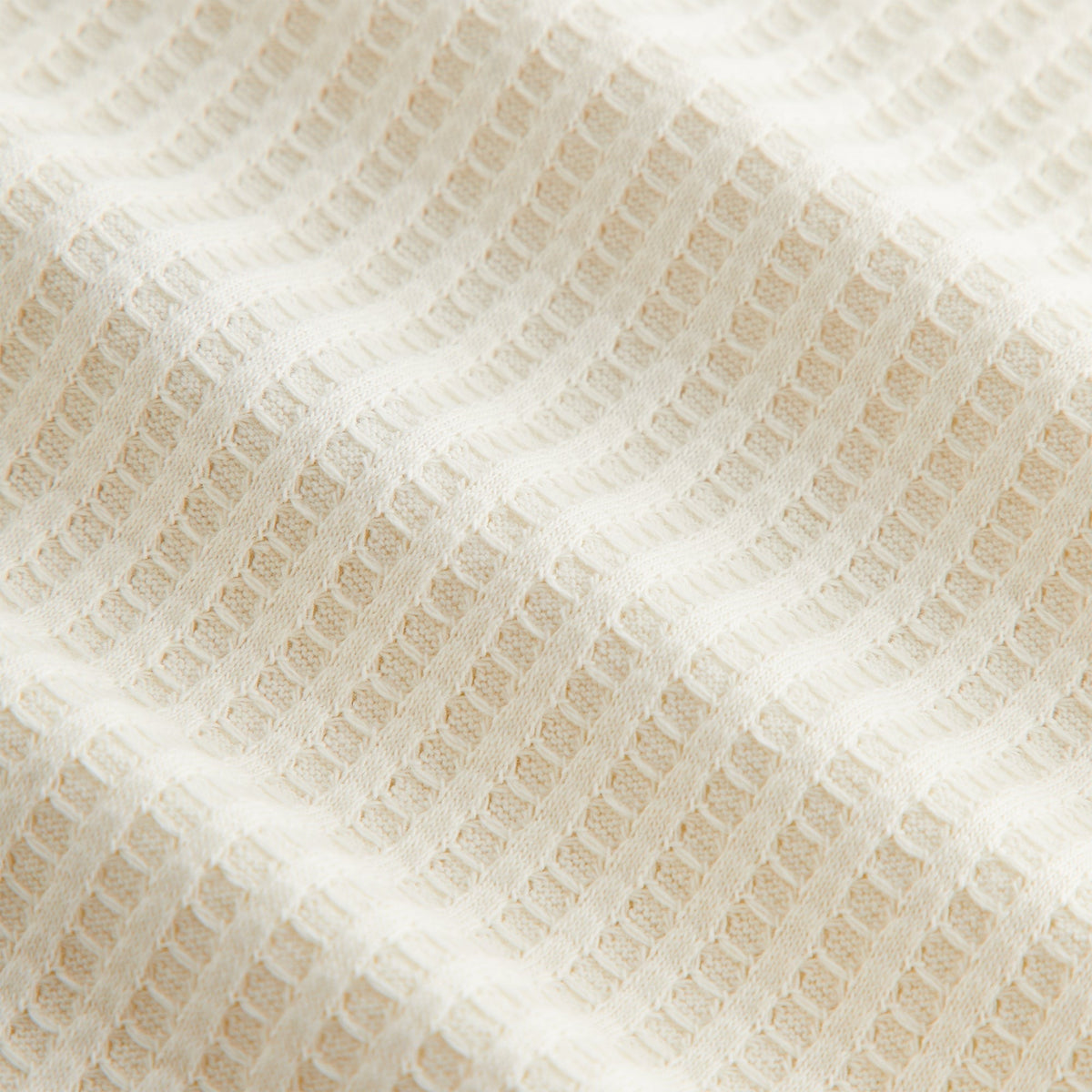 Kith Women Fei Waffle Cropped Tee - Sandrift